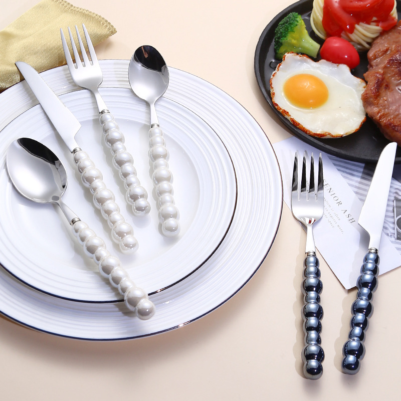 Bead Handle Travel Cutlery